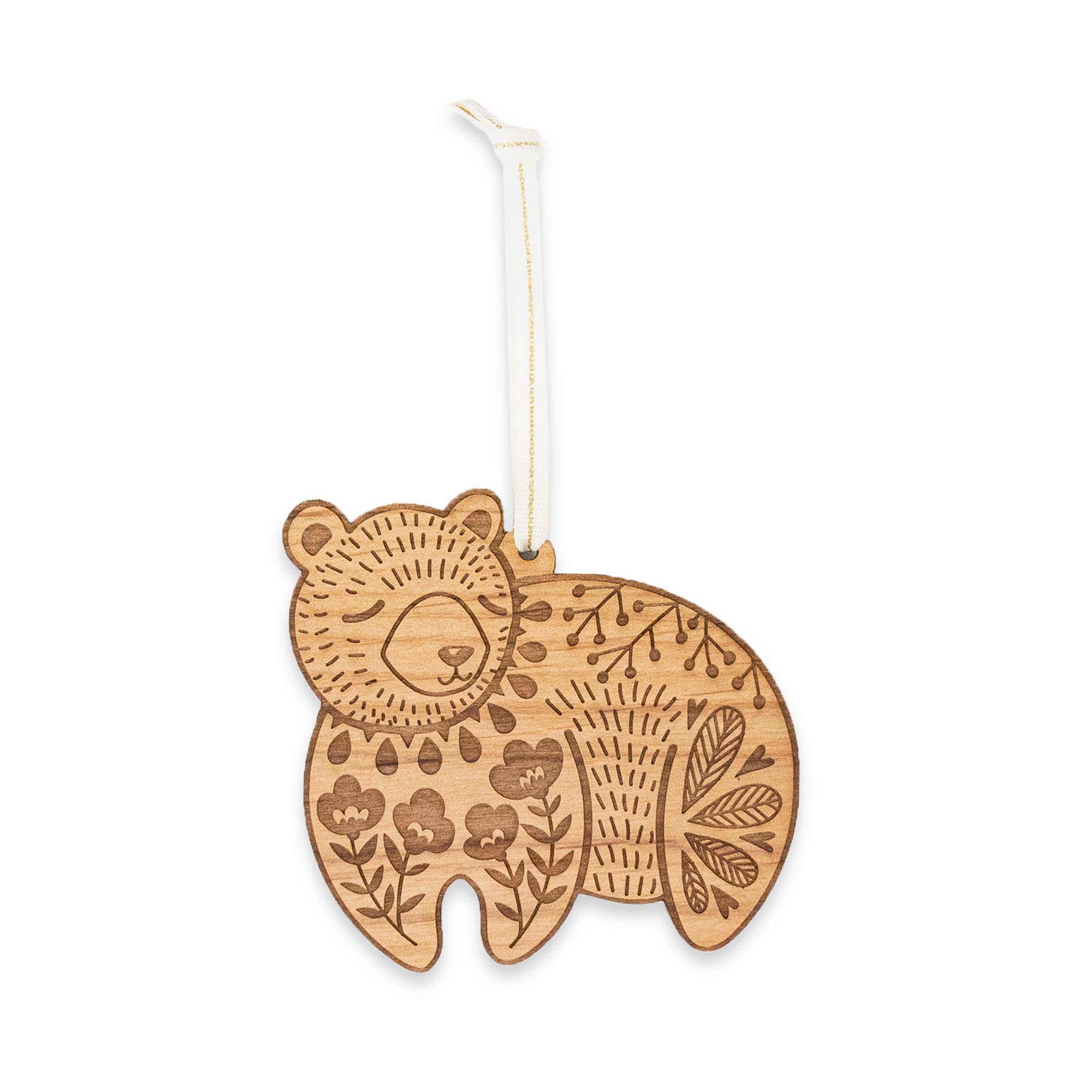 Hereafter - Wholesale Ornament - Bear Wood Ornament2