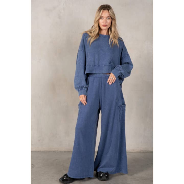 lalamia - Wholesale Sweatshirt - Women's - Exposed Seam Sweatshirt3