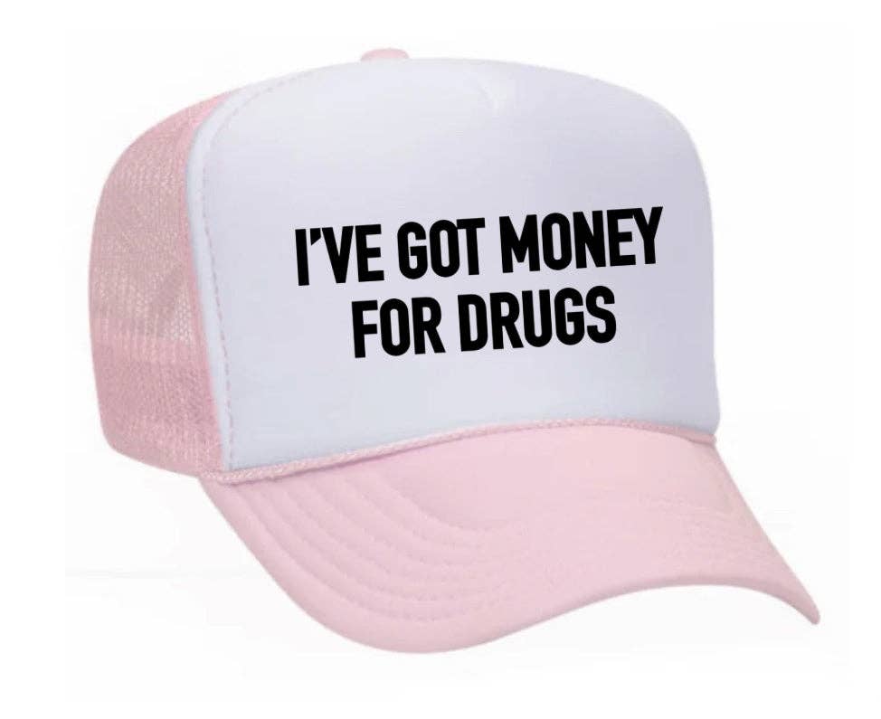 Inappropriate Trucker Hats – Großhandel Trucker-Cap – Unisex – Ich habe Geld für Drugs Trucker Hat4