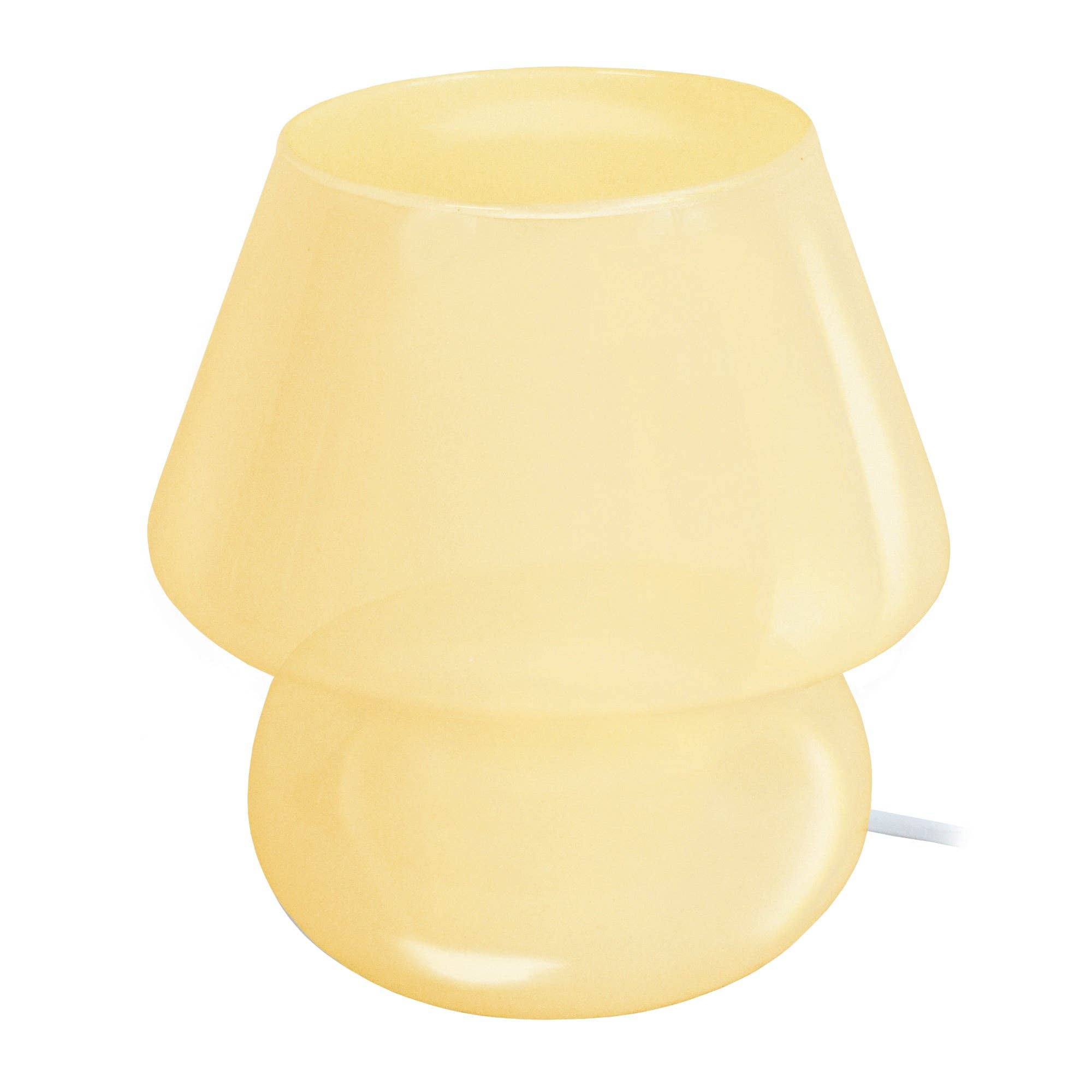 Tosel Shop - Vendita all'ingrosso Lampada da scrivania/d'accento - Lampada da comodino Tosel Shop CHAMPIGNON a forma di fungo in vetro color crema0