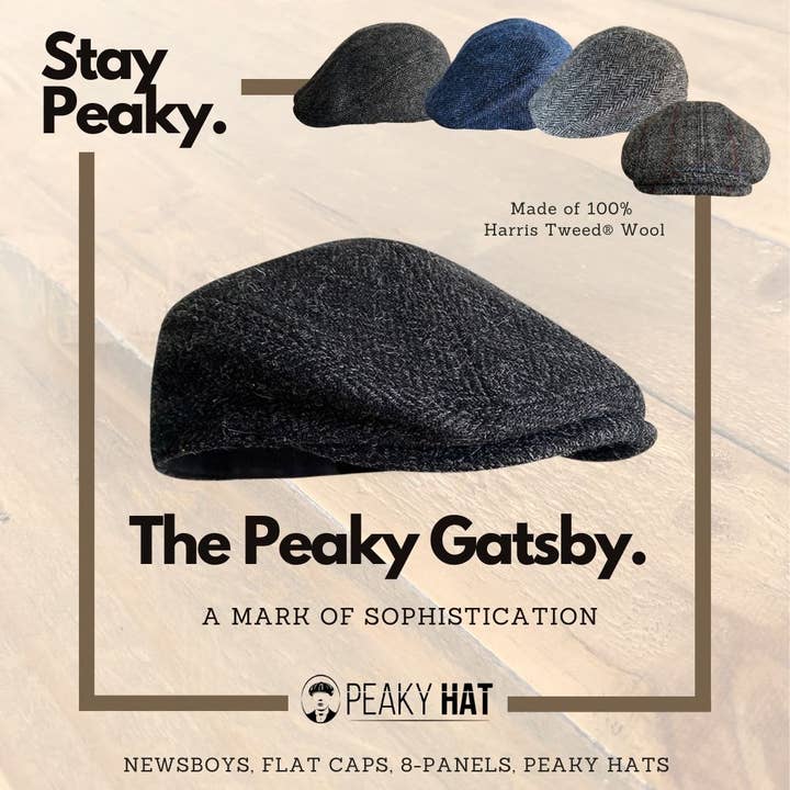 Peaky Hat – wholesale Flat cap – Men's – The Peaky Gatsby20