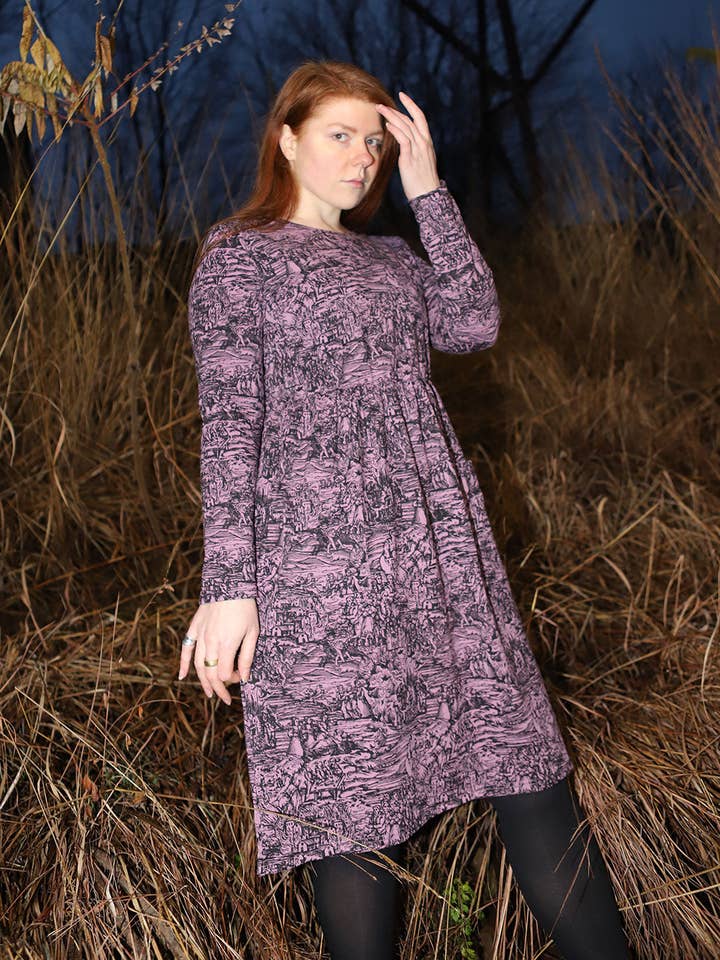 Lilac Witch Dress for wholesale by Pretty Snake