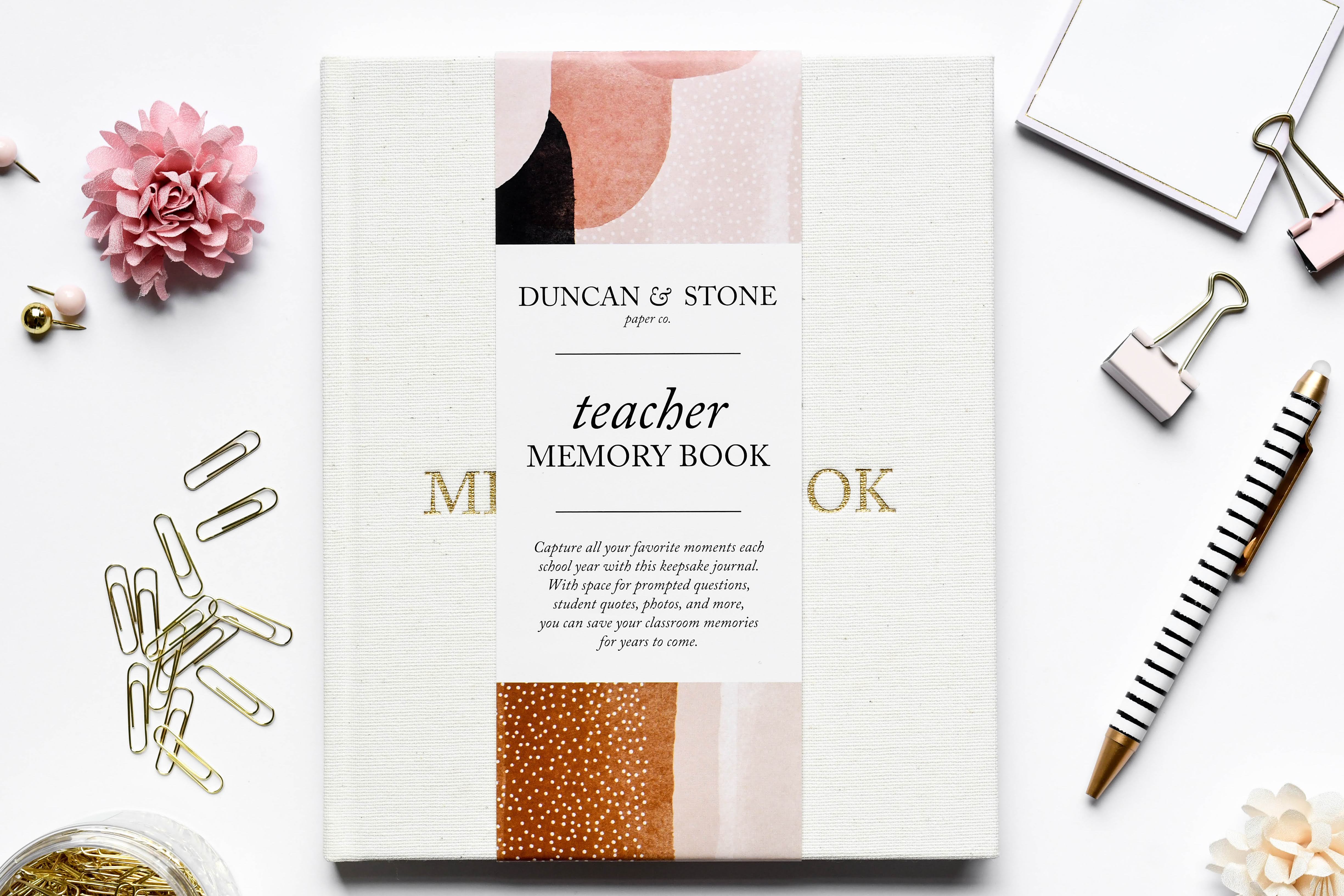 Duncan & Stone Paper Co. - Wholesale Journal/Diary - Teacher Memory Book | Teacher Notebook | Christmas Gift11