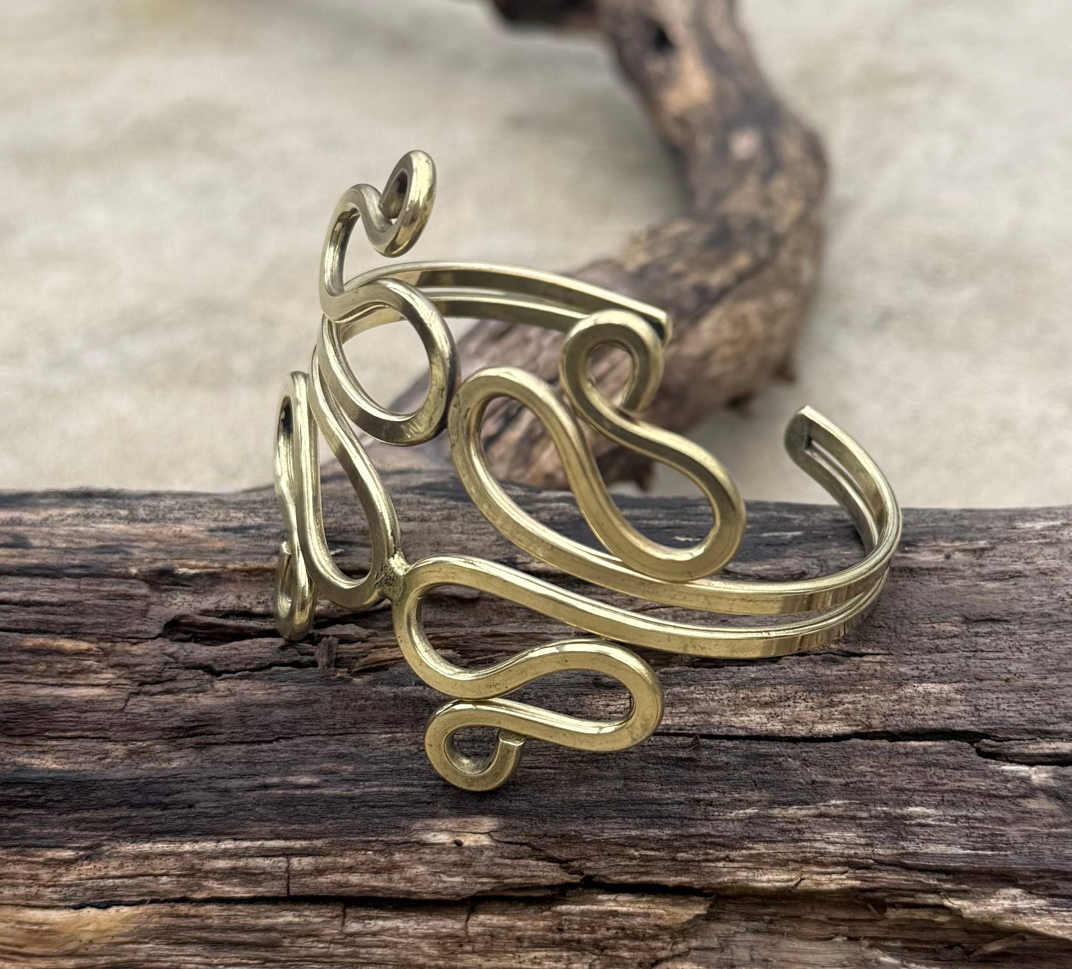 Lungta Imports - Vendita all'ingrosso Bracciale a polsino - Braccialetto a polsino fatto a mano, design vintage, hippie, gitano etnico7