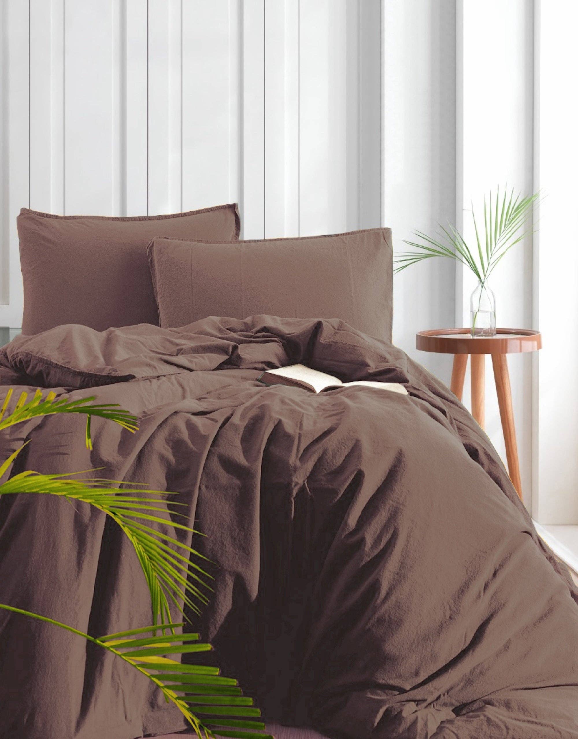 Soundsleep – Großhandel Bettwäsche-Set – Bettwäsche aus Baumwolle mit Stonewashed Dusty Rose1