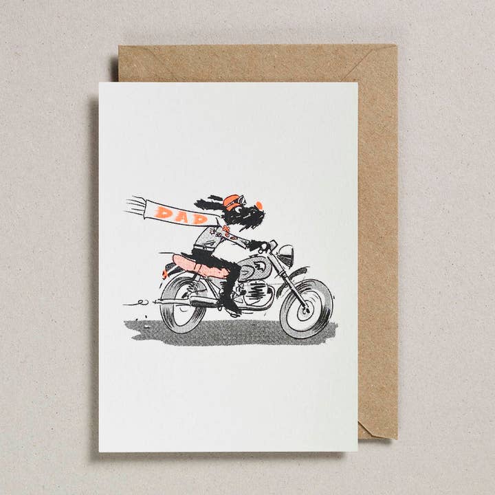 Rascals Cards (Pack of 6) - Dad - Biker for wholesale by Rusty Studio