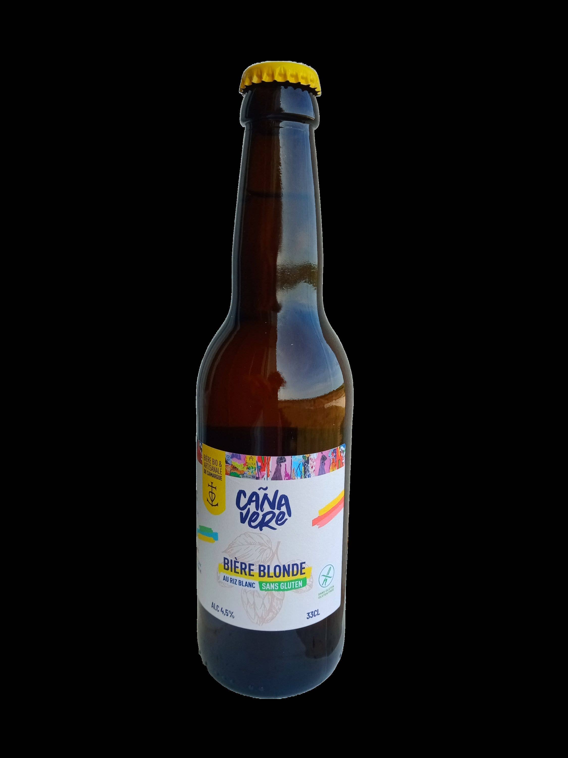 CANAVERE - Wholesale Non-Alcoholic Beer - GLUTEN-FREE ORGANIC BEER WITH CAMARGUE IGP WHITE RICE 33 CL1