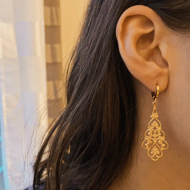 Peonia earrings for wholesale by Giollevi