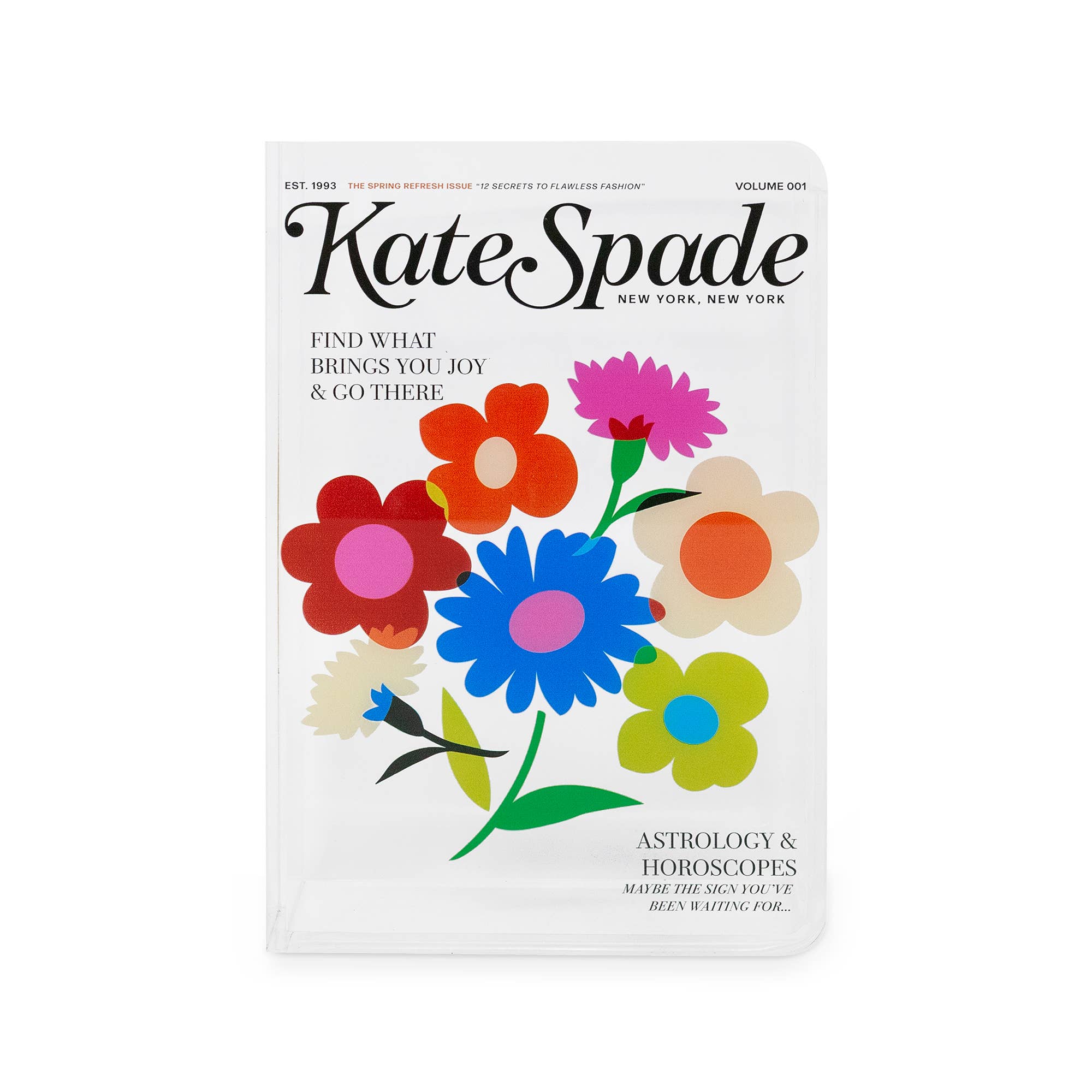 Kate Spade New York by Lifeguard Press - Wholesale Vase - Acrylic Book Vase, KS Magazine1