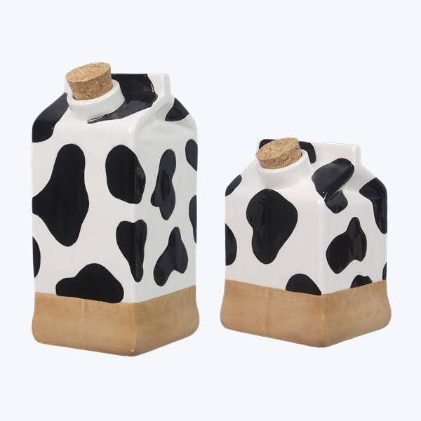 Ceramic Cow Vase Set Of 2 for wholesale by Young's