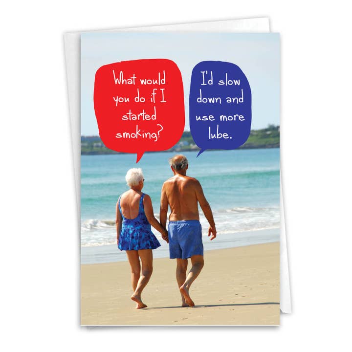 NobleWorks - Wholesale Anniversary Card - Anniversary Card - Started Smoking
