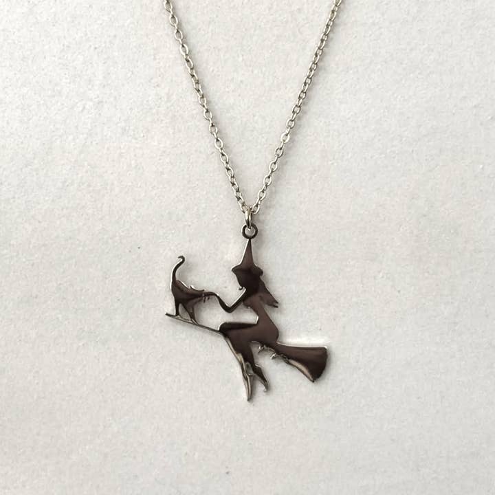 Cassette Barcelona - Wholesale Pendant/Charm Necklace - Flying Witch Necklace 1