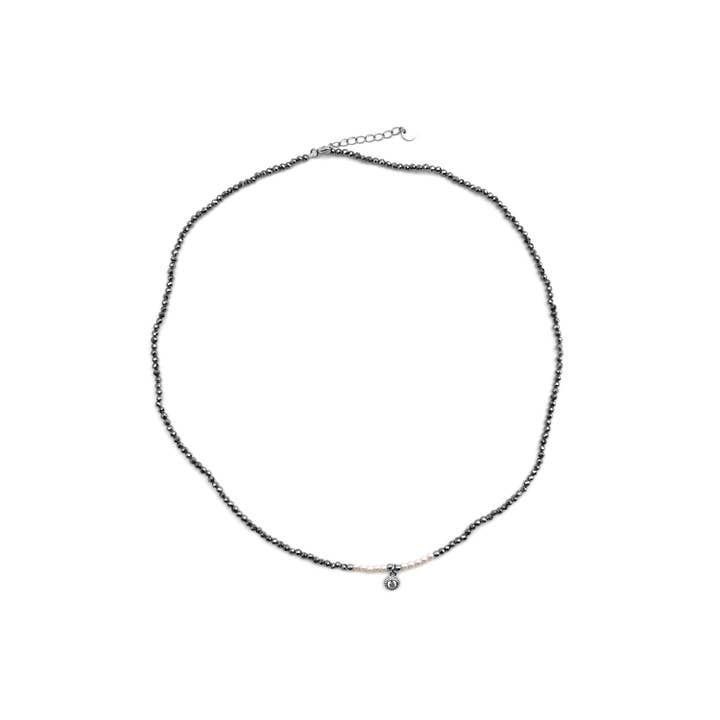 Luxenter - Vente Colliers à pendentif - Collier Luxenter en argent sterling 925 et perle blanche finition rhodium - Miakde1