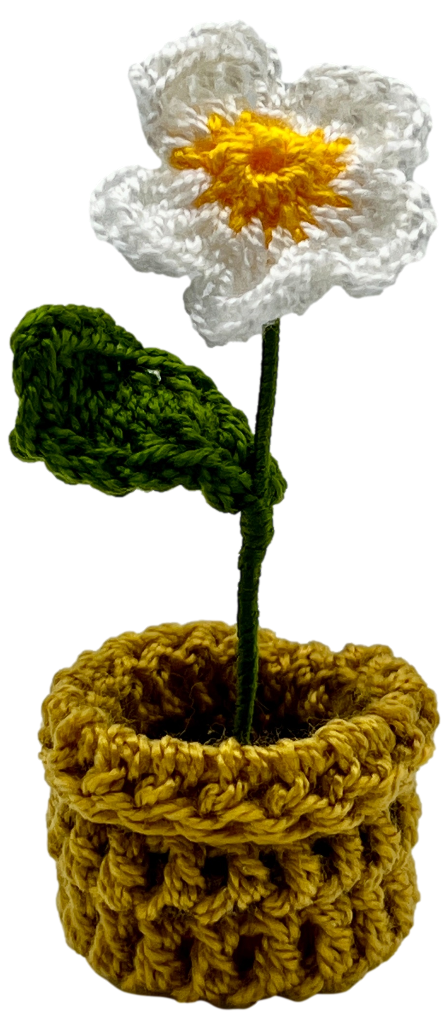 HDIF-USA - Wholesale Artificial Flowers - Crocheted Mini Flower Pots3