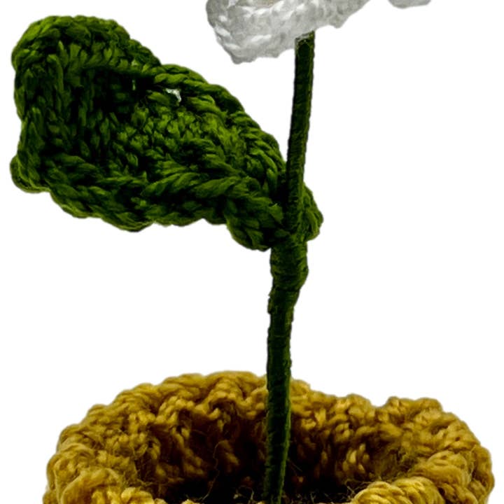 HDIF-USA - Wholesale Artificial Flowers - Crocheted Mini Flower Pots3