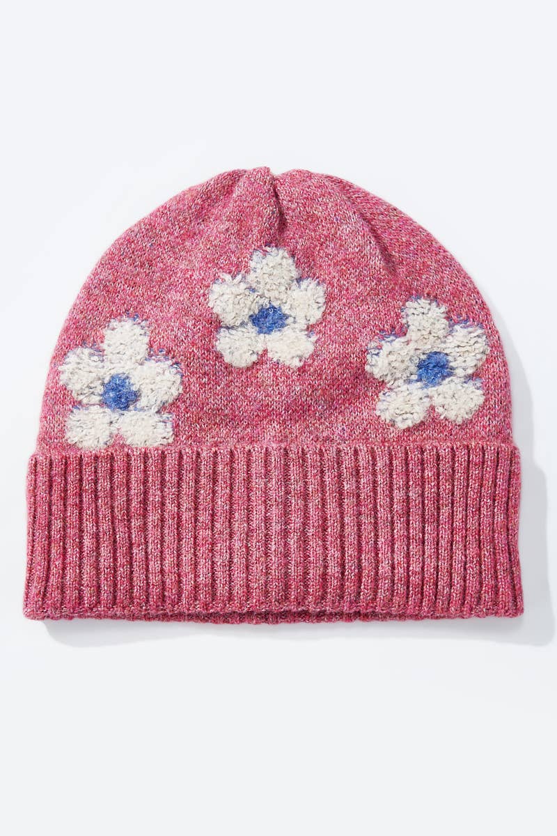 BYREN | ÉLINE L'ATELIER - Wholesale Beanie - Women's - Floral Wool Beanie MJ206SD12