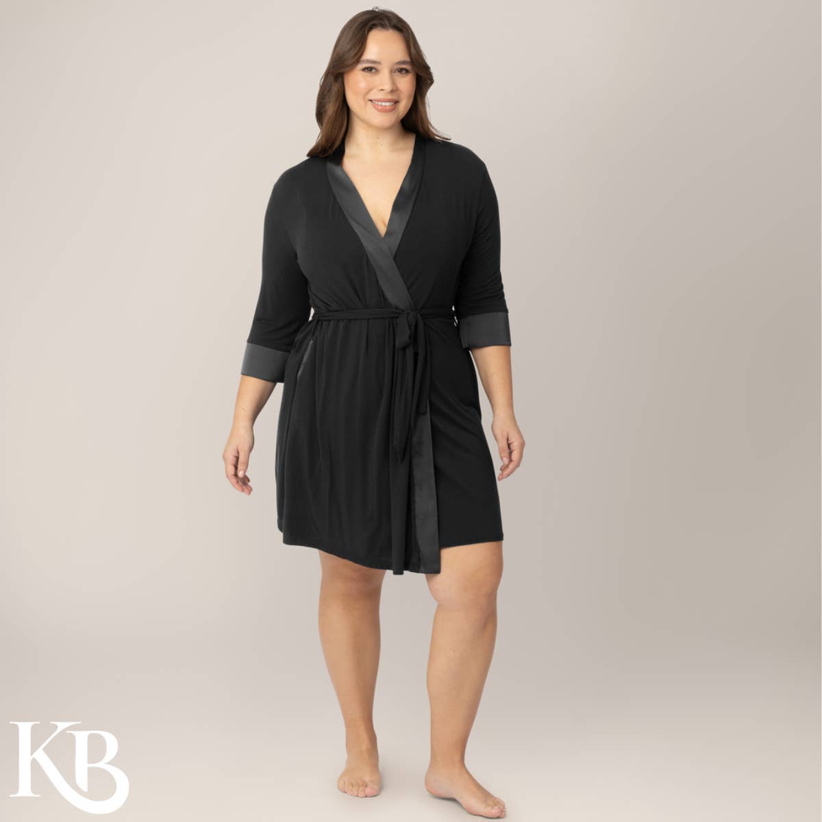 Kindred Bravely - Wholesale Robe - Women's - Emmaline Robe w/ Satin Collar and Trim, Great Gift for Her