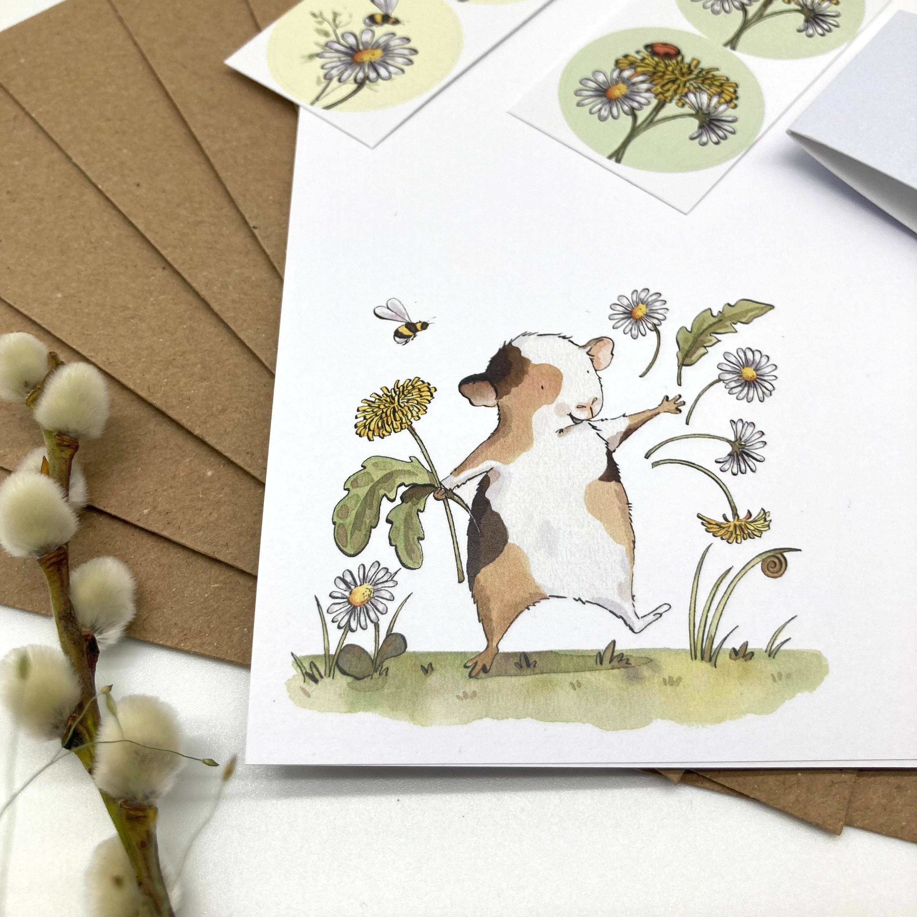 Ink and Snail Limited - Vente Assortiments de papeterie/cartes - Set d'écriture - Guinea Pig4