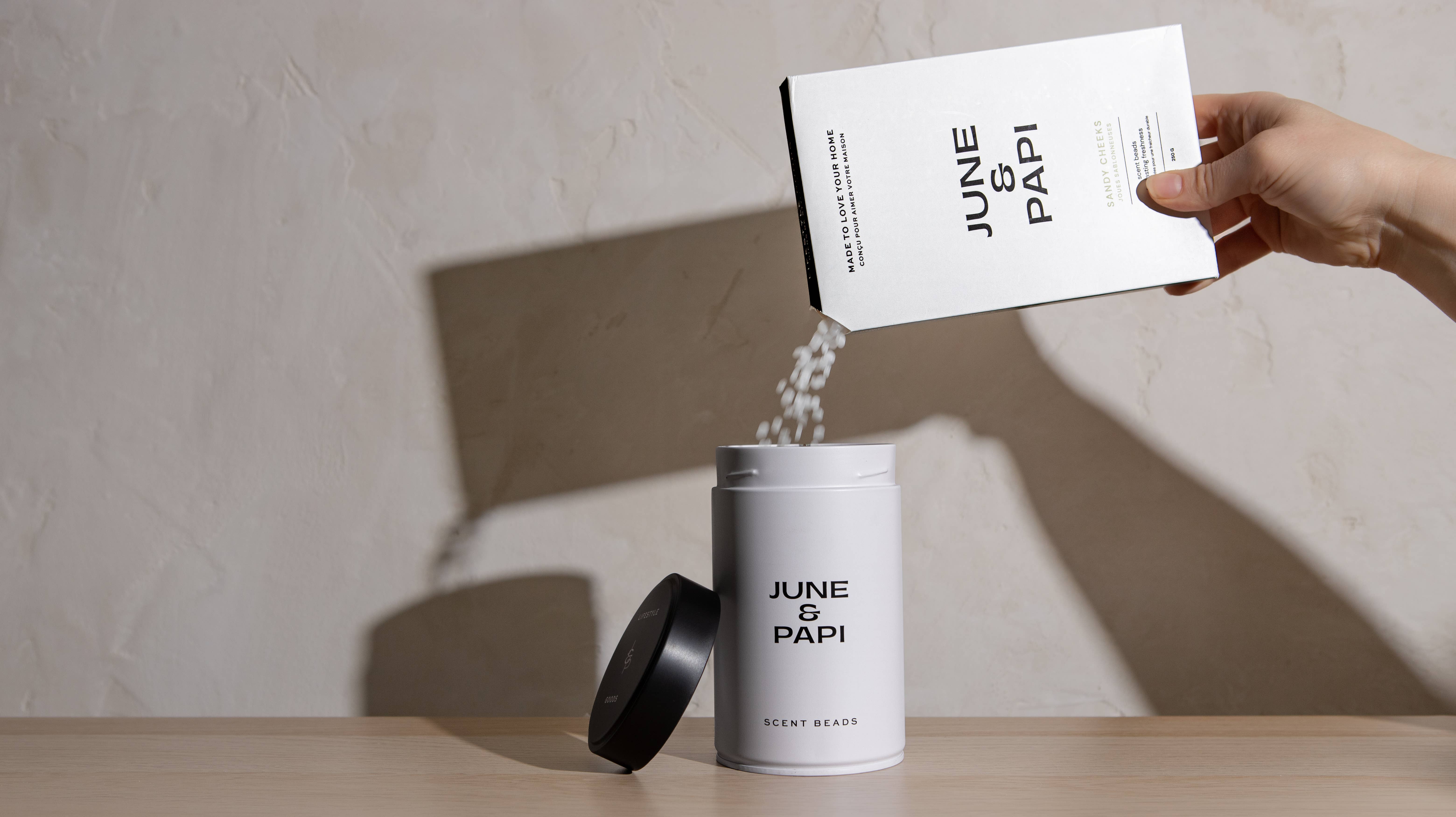 June & Papi - Vente Booster de parfum pour lessive - Quand il pleut des perles parfumées2