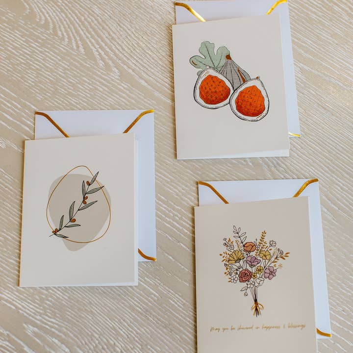 Amasi Decor - Wholesale Everyday Greeting Card - Palestinian Tatreez Cards (Set of Twelve)6