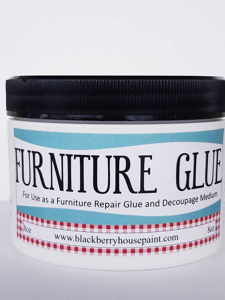 Furniture Glue / Decoupage, 8 oz - Blackberry House Paint for wholesale by Blackberry House Paint