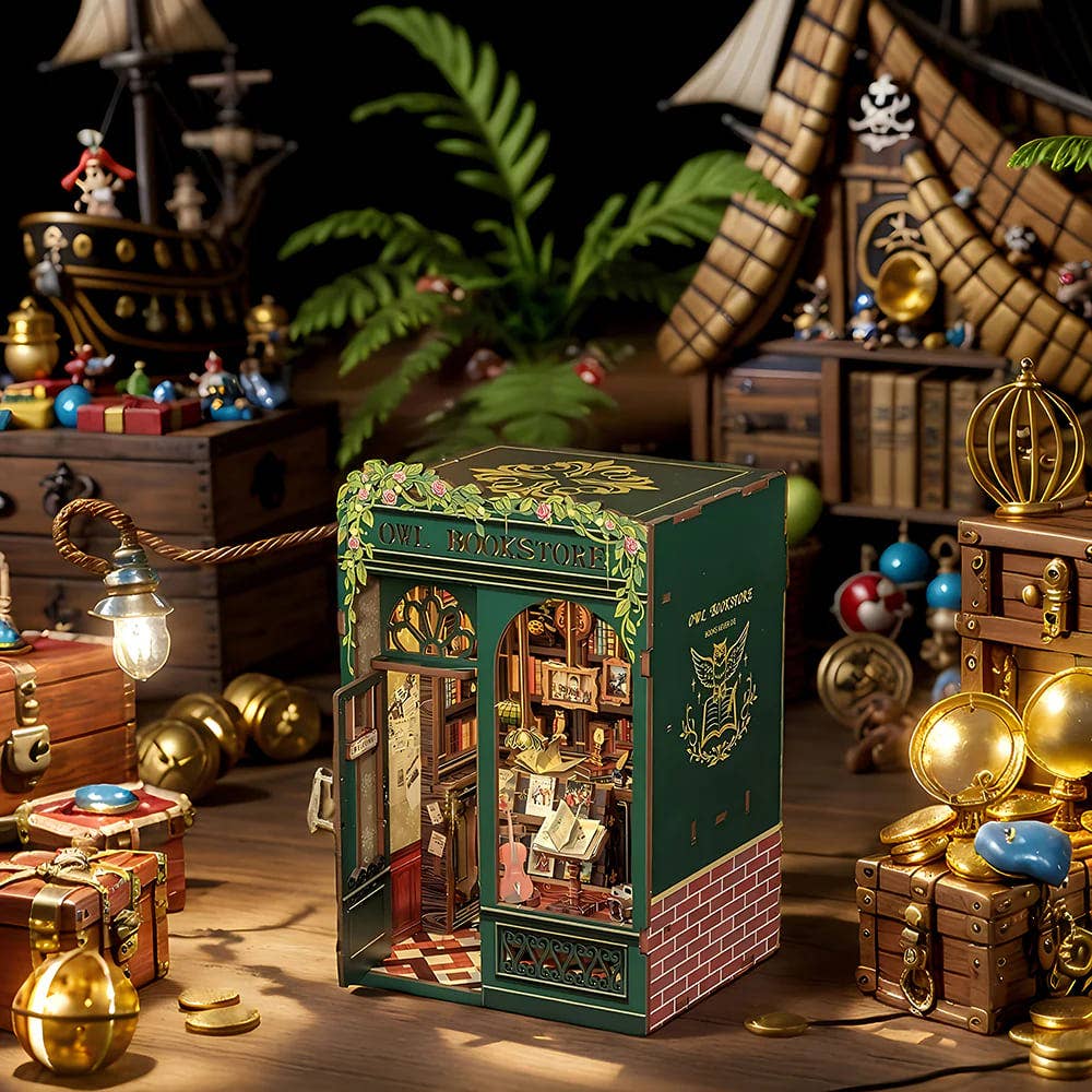 VCL CORP - Wholesale DIY Craft Kit - Owl Bookstore - Book Nook CUTEBEE1