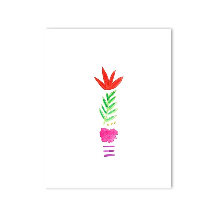 Tropical I Letter Print for wholesale by Island Haus Co