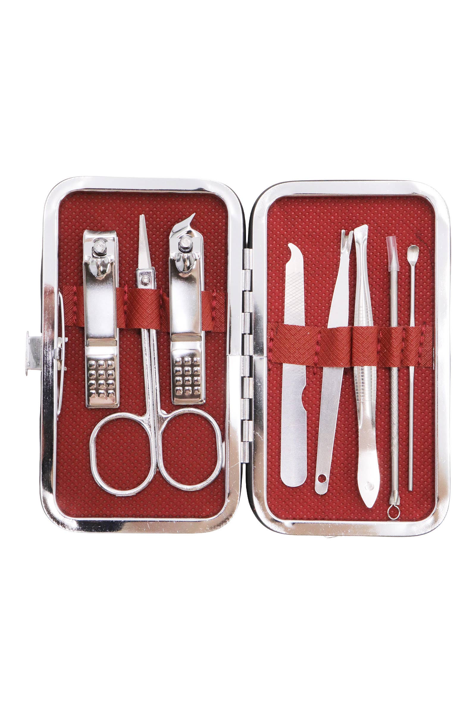 Cap Zone - Wholesale Nailcare Set - 8 Pcs Solid Stainless Steel Nailcare Kit Set11