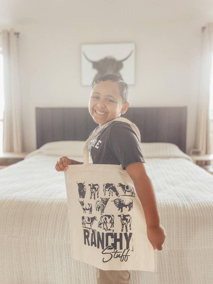 Ranchy Stuff Canvas Tote for wholesale by Heart and Stone NW
