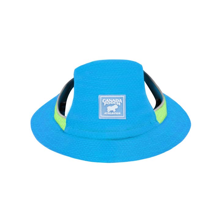 Blue Chill Seeker Cooling Dog Hat (Blue) for wholesale on Faire