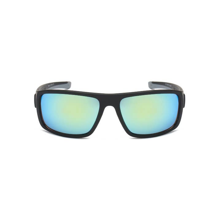 Cramilo Eyewear - Wholesale Sunglasses - Unisex - Rectangle Sport Wrap Around Sunglasses - Set of 48