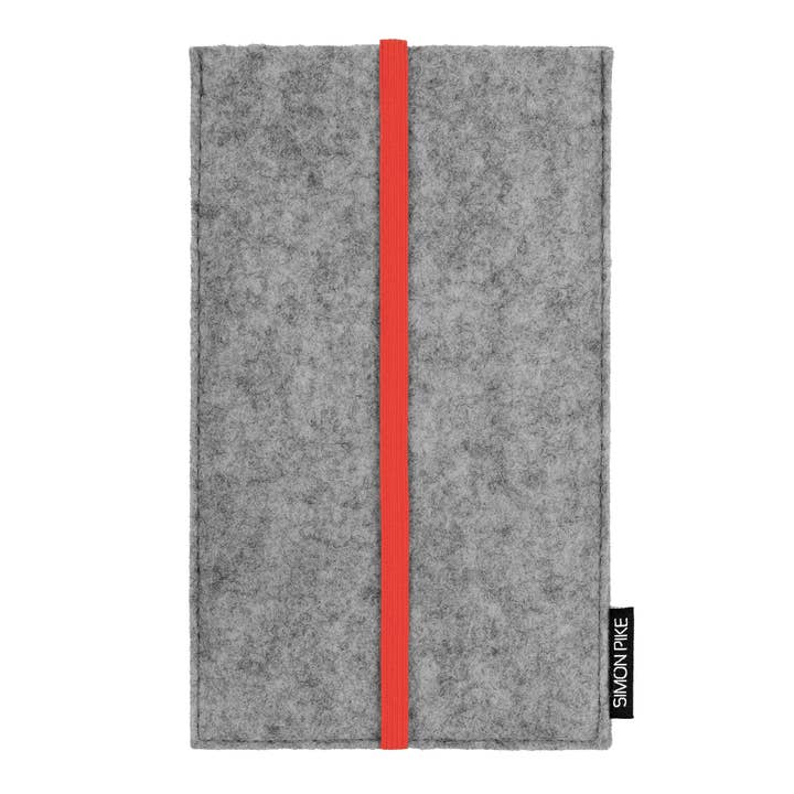 Étui pour téléphone portable en feutre de laine gris « Phoenix » pour la vente par Simon Pike