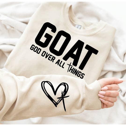 GOAT Crewneck for wholesale by Carolina Moon