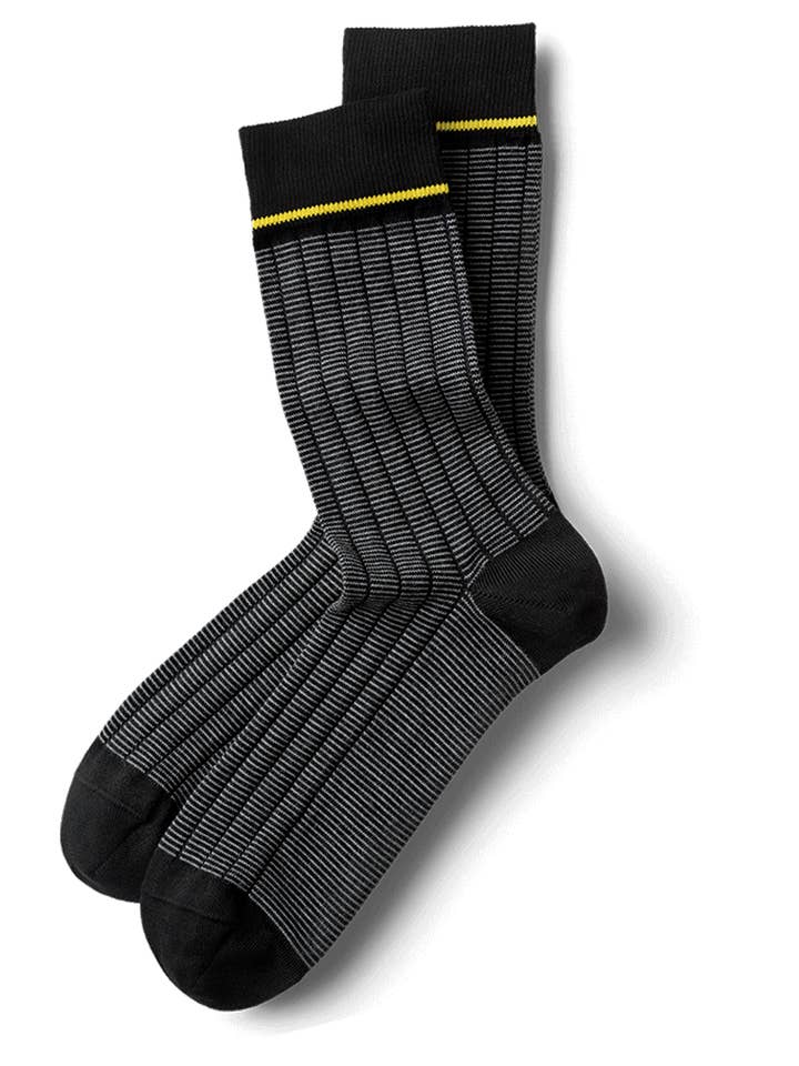 Snygga kalvsockor i svart: elegant flerfärgad för wholesale av BLACKSOCKS