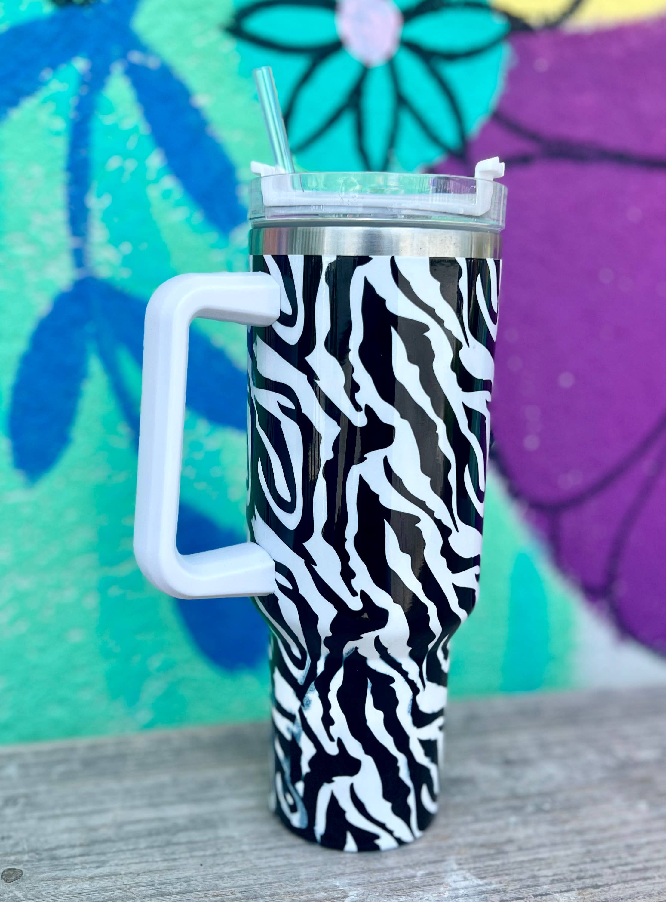 Briano Wholesale - Vente Gourde/bouteille isotherme - Gobelets de 40 oz à imprimé animalier2