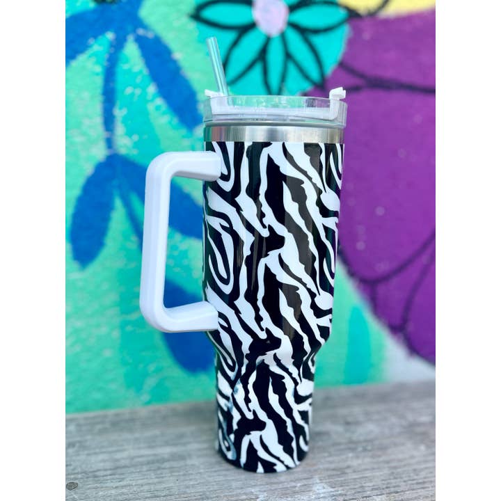 Briano Wholesale - Vente Gourde/bouteille isotherme - Gobelets de 40 oz à imprimé animalier2