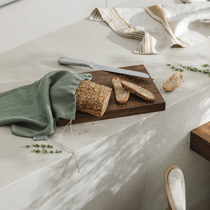 Brödpåse i nordisk mossa, liten, 100 % linne för wholesale av dodesign