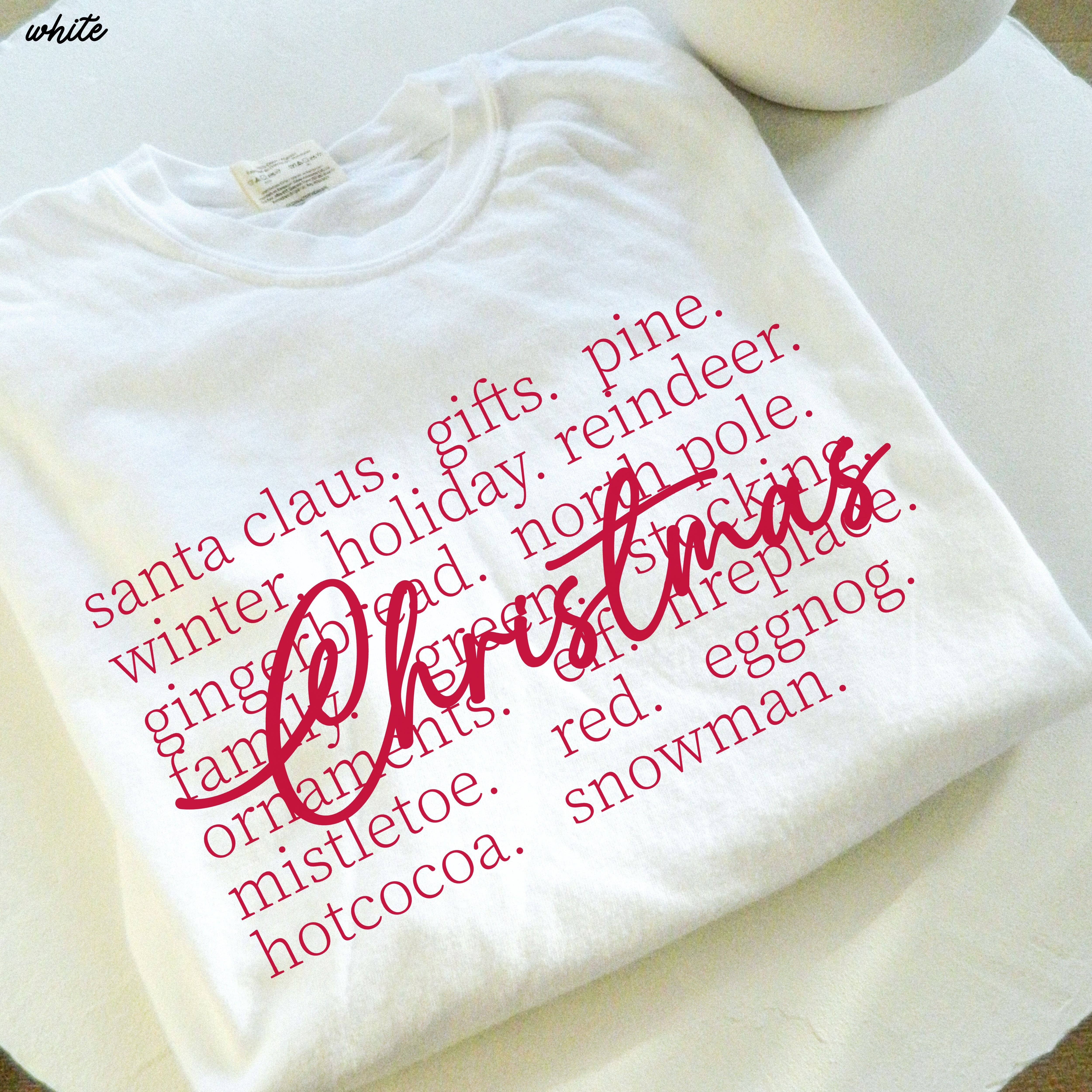 Chloe Vs Tank - Vente T-shirt sérigraphié – unisexe - T-shirt Christmas Words *7 couleurs (S-3X)1