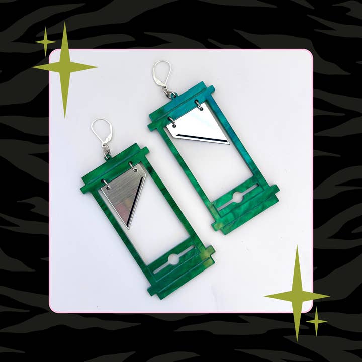 Foolish Fetish - Wholesale Dangle Earrings - Guillotine Earrings : Multiple Colors 10