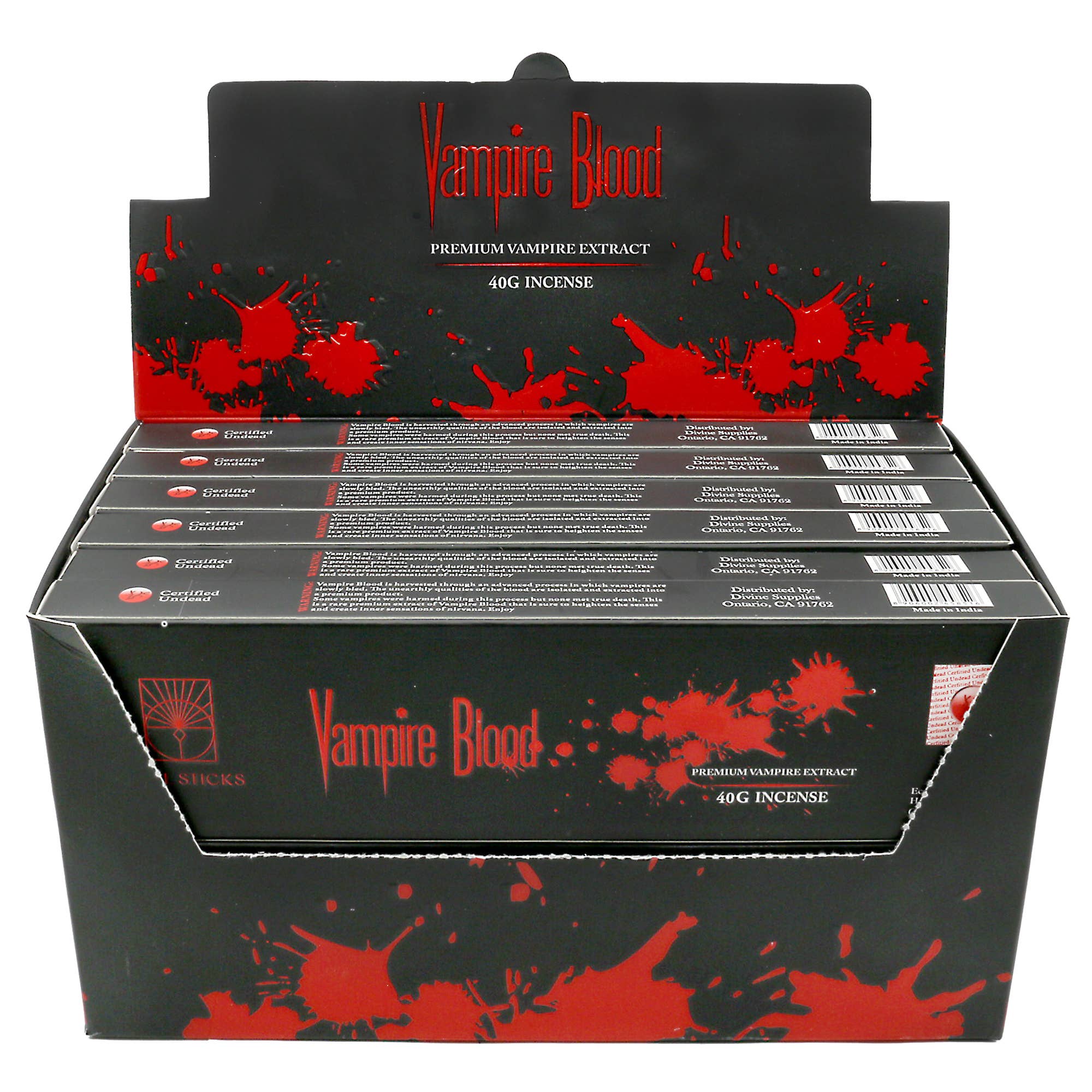 Designs by Deekay Inc. – Engroshandel Røgelse – Vampyrblod Røgelsespinde 40g0