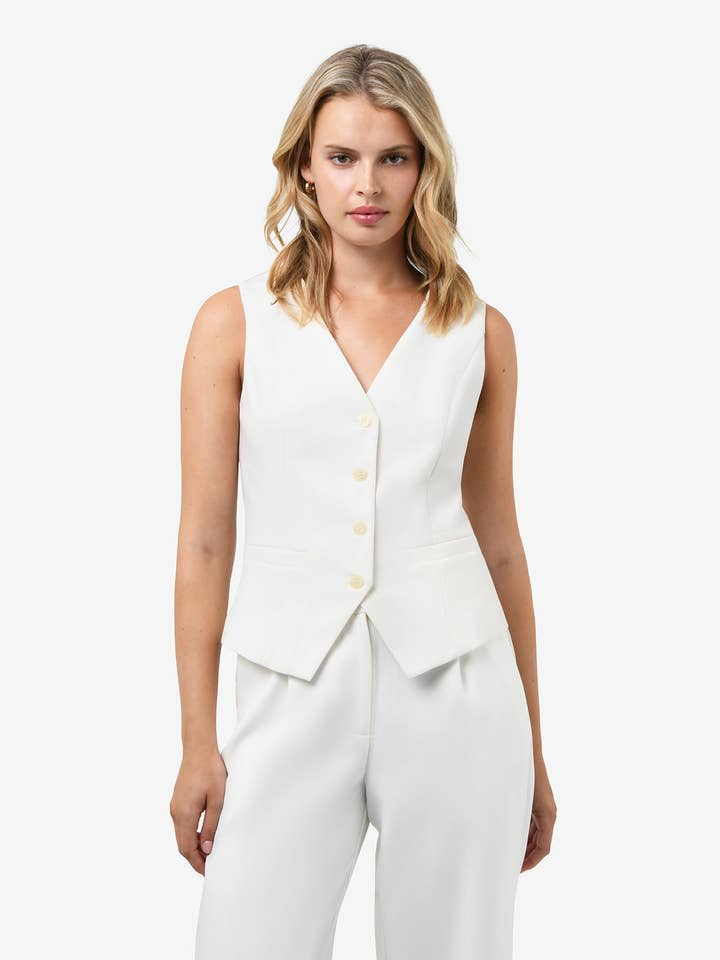 Forcast Women's Nikki Tailored Waistcoat for wholesale by Forcast