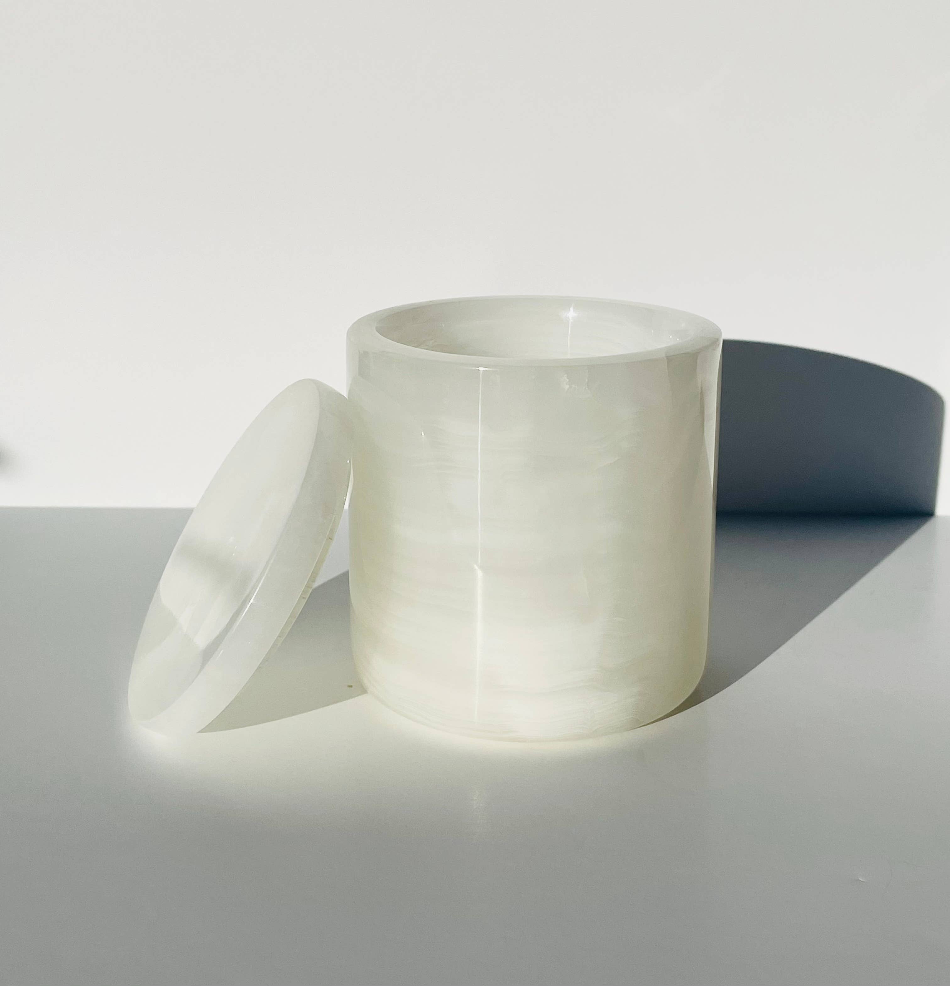 Real Fruit Body – Engroshandel Lyseholder – Luksuriøs naturlig onyx-stonlysbeholder6