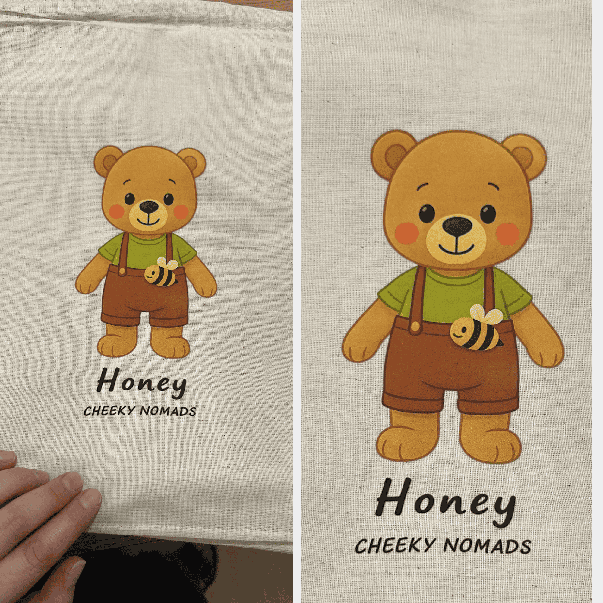 Cheeky Nomads - Wholesale Knuffels - Kinderen en baby - handgemaakte organische gehaakte pop Honey, Amigurumi speelgoed3