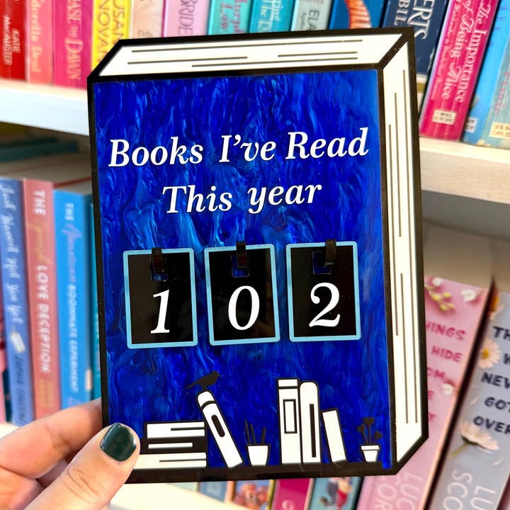 Briar layne - Wholesale Bookcase - Acrylic Yearly Book Counter for Bookshelf Decor 6