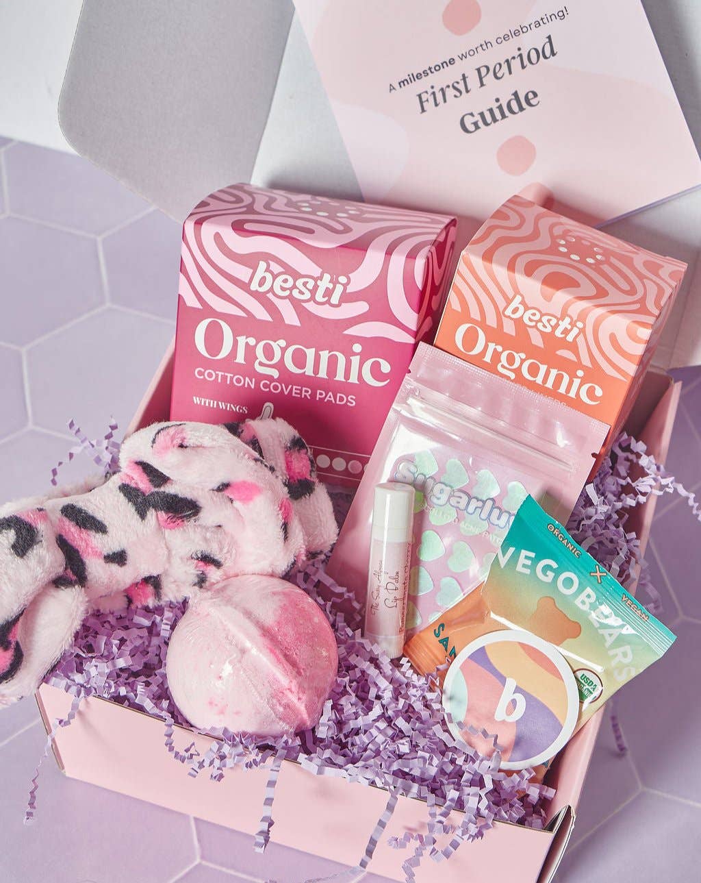 Besti Co. - Wholesale Menstrual Pad/Liner - First Period Kit - Spanish Version1