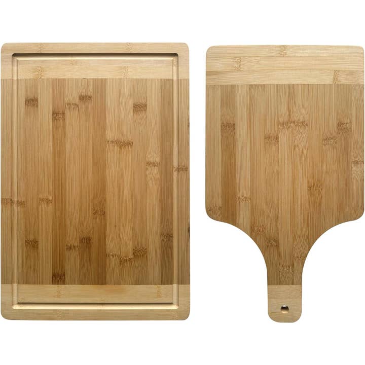 Bamboo Chopping Board & Paddle Pizza Large Chopping Board for wholesale by MantraRaj / ECONX