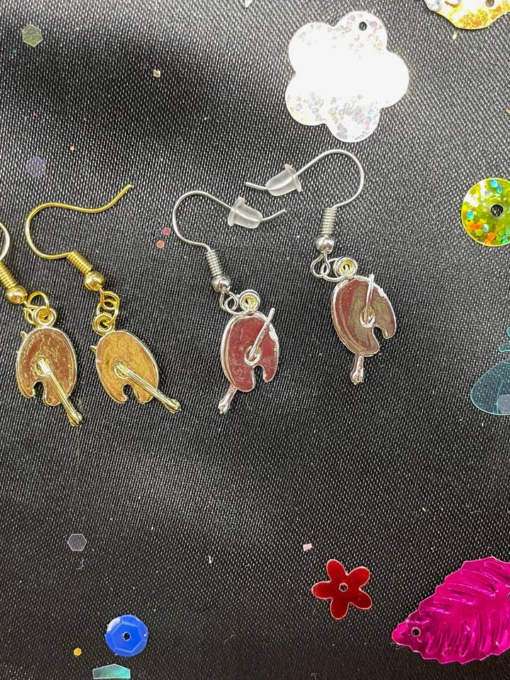 Mini-boucles d'oreilles en palette de peinture ! pour la vente par R59Creates
