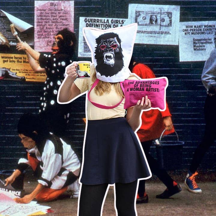 Third Drawer Down USA - Wholesale Clutch Bag - Women's - Advantages Of Being A Woman Artist Clutch x Guerrilla Girls3