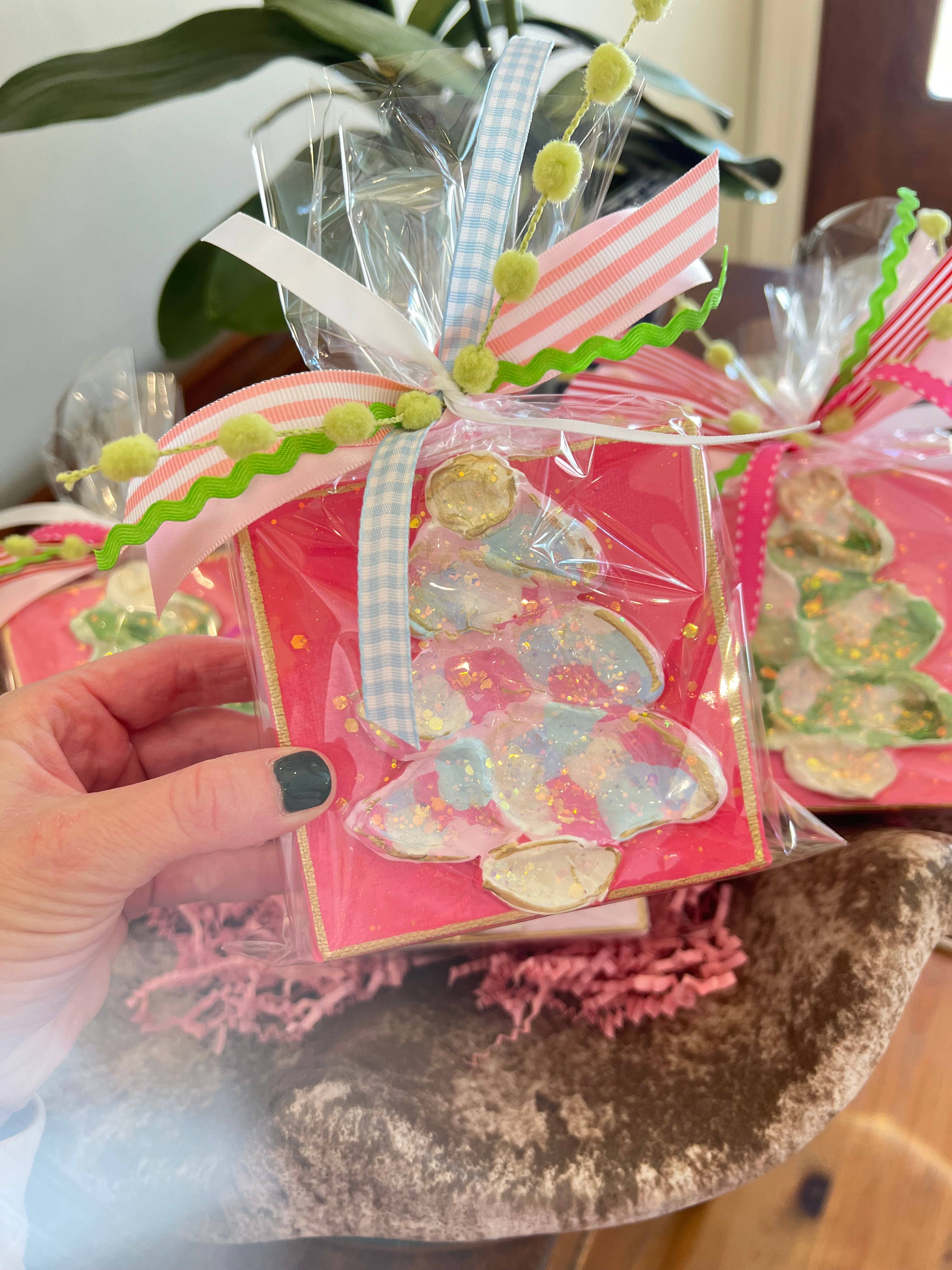 HappiesByAMS - Wholesale Christmas Decoration - Canvas - 4x4 inch - Christmas Tree2