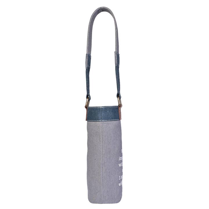 Mona B. - Wholesale Wine Tote - IMPROVE Up-Cycled Canvas Wine Bag, M-6555
